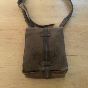 Leather Messenger Bag
